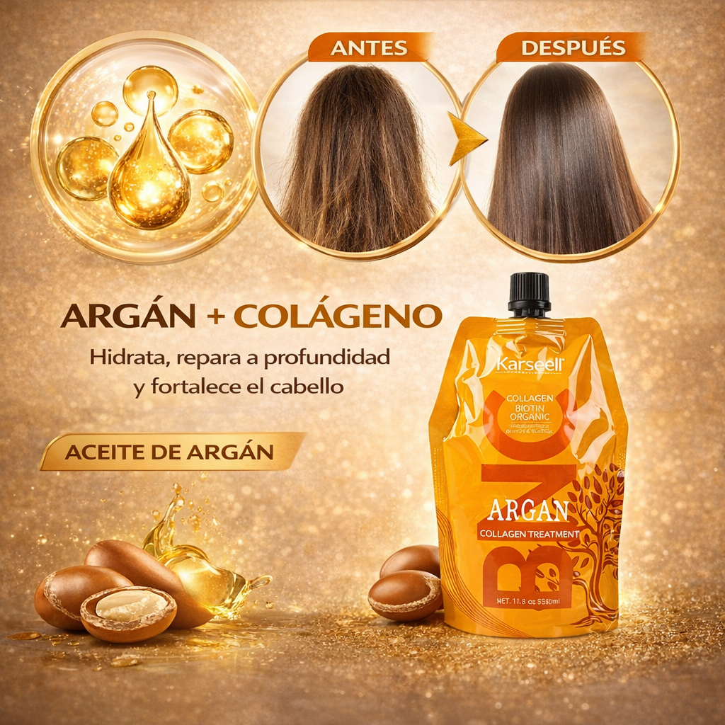 KARSEELL ®  MASCARA CAPILAR PREMIUM 500ML ORIGINAL