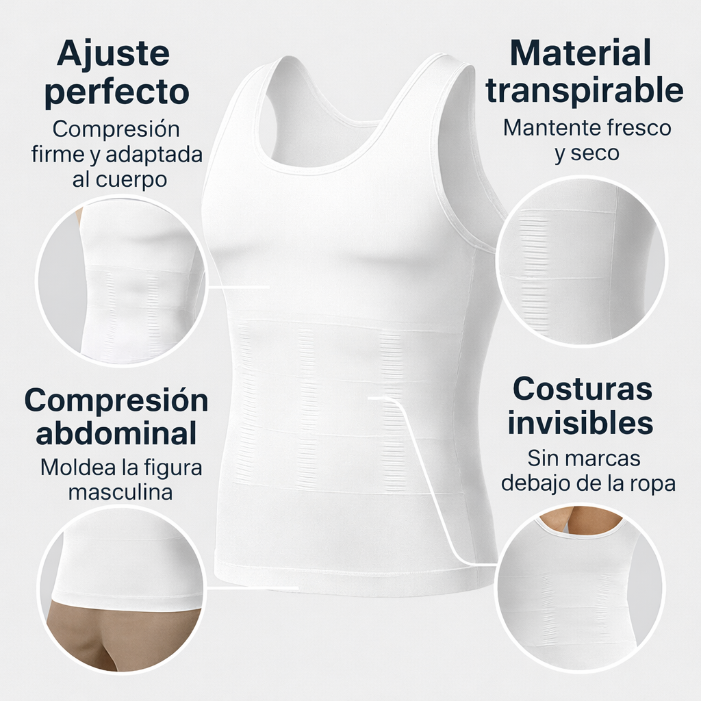 SlimForce Camiseta de Compresión Premium