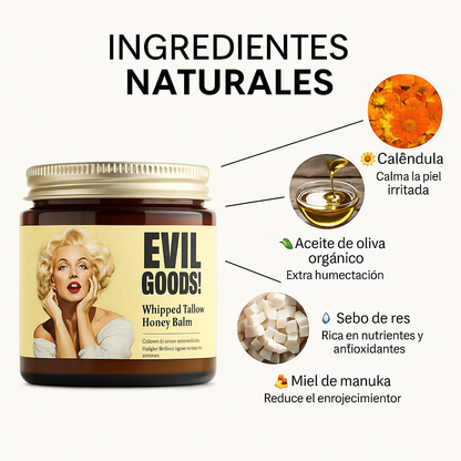 Evil Goods® – Bálsamo Anti-Edad 100% Natural con Miel de Manuka