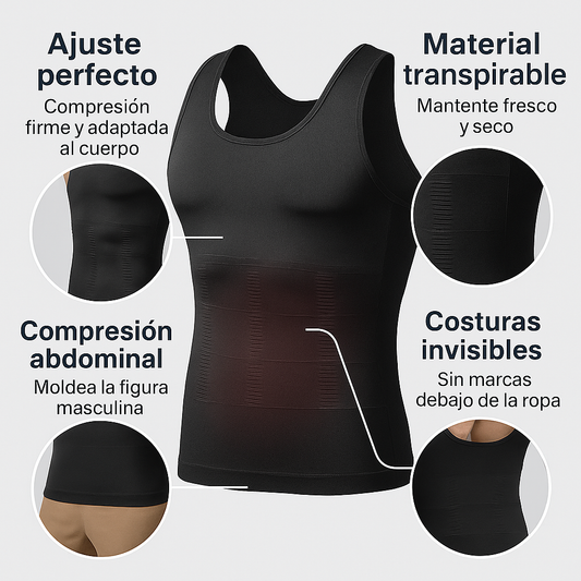 SlimForce Camiseta de Compresión y reductora Premium