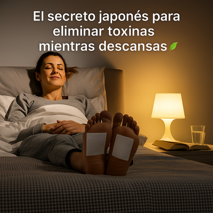 🌿 Parches desintoxicantes Kinoki® – Limpia tu cuerpo mientras duermes (10 uds)
