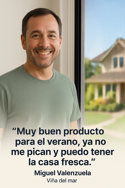 Cortina Magnética MosquiFree Anti mosquitos Premium