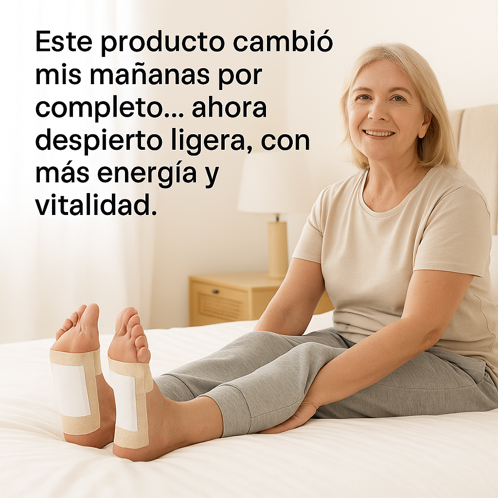 🌿 Parches desintoxicantes Kinoki® – Limpia tu cuerpo mientras duermes (10 uds)