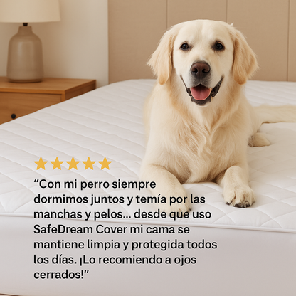 SafeDream™ – Cubre Colchón Premium Impermeable y Antiácaros